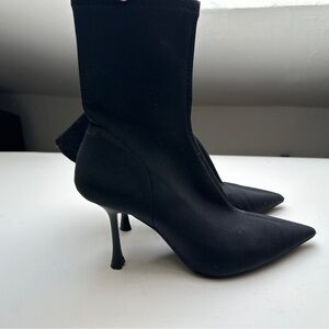 Elegant Black Women's Heeled Boots